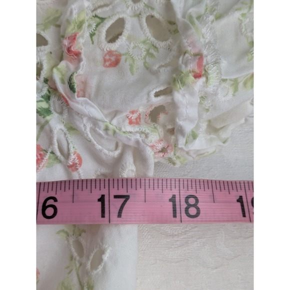 LoveShackFancy x Target Clementine Eyelet Romantic Cottagecore Midi Dress 12 - Picture 12 of 14